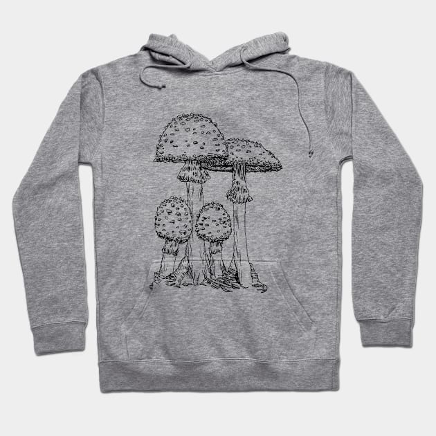 Goblincore Dark Academia Mushroom Hoodie by Hiep Nghia